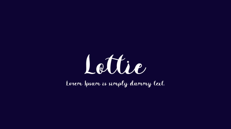 Lottie Font