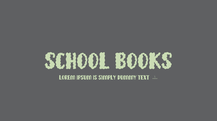School Books Font