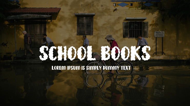 School Books Font