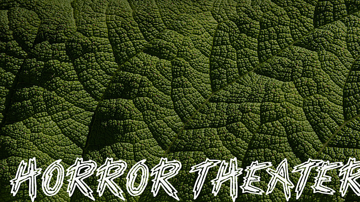 Horror Theater Font