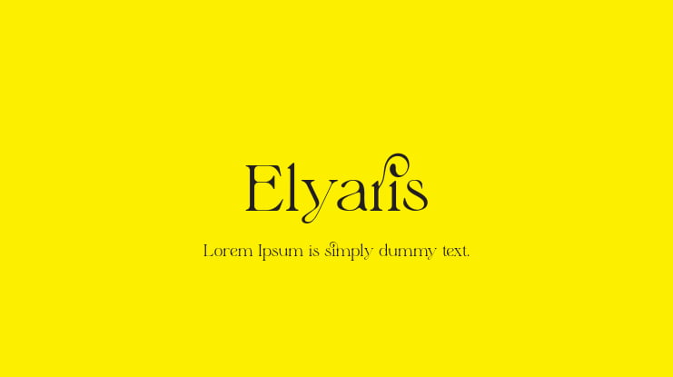 Elyaris Font