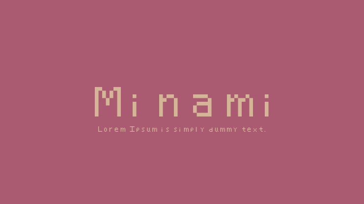 Minami Font
