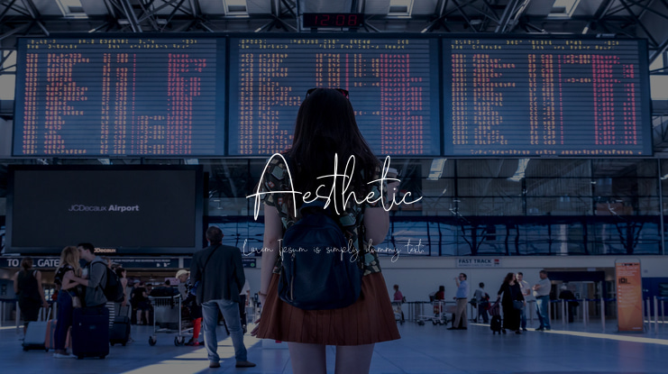 Aesthetic Font