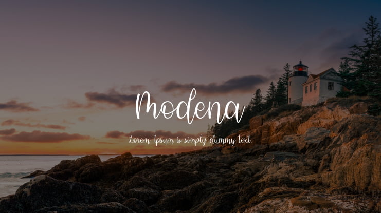 Modena Font