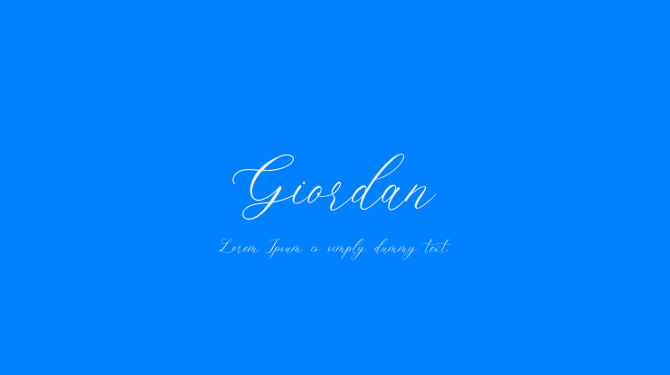 Giordan Font