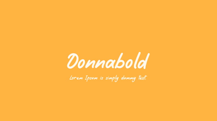 Donnabold Font