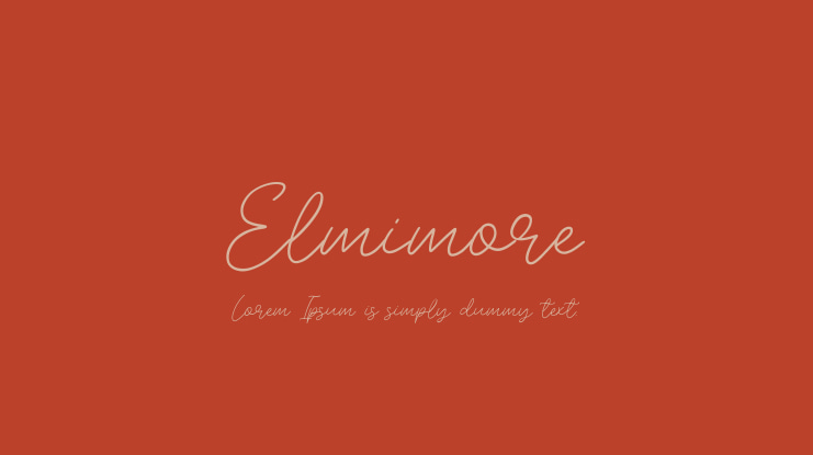 Elmimore Font