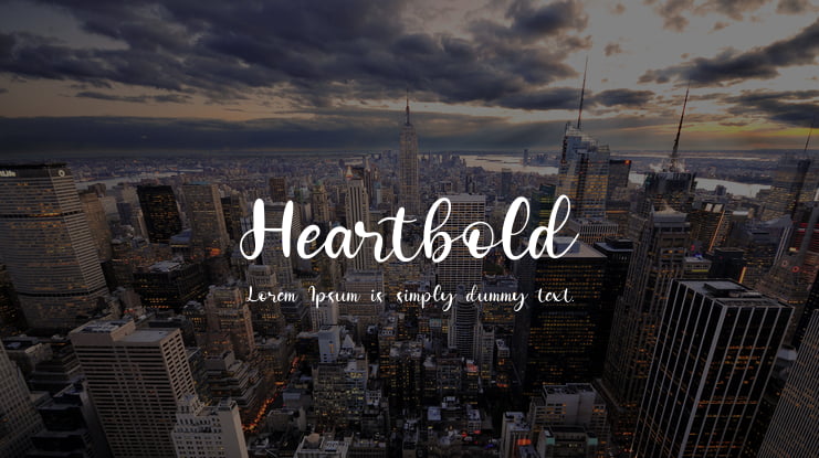 Heartbold Font