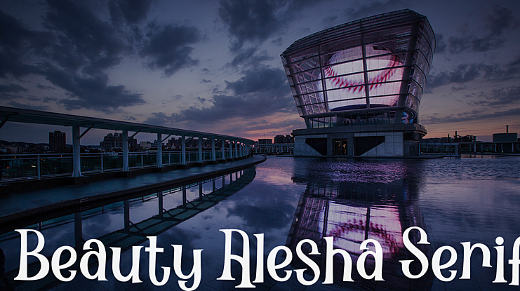 Beauty Alesha Serif Font