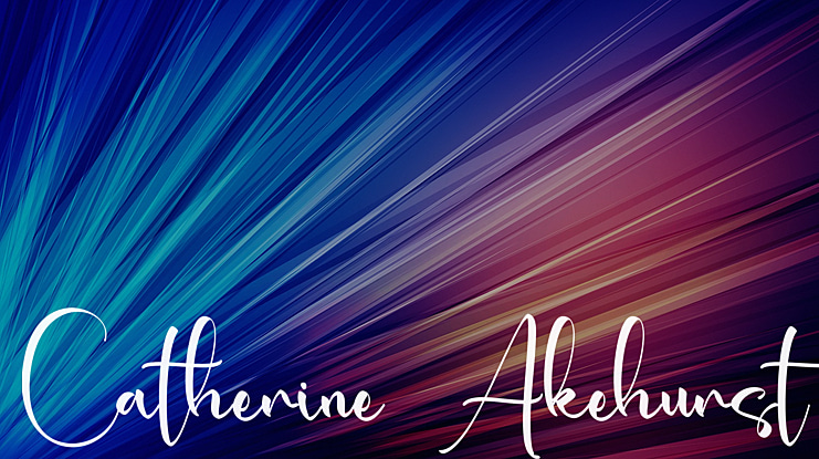 Catherine Akehurst Font
