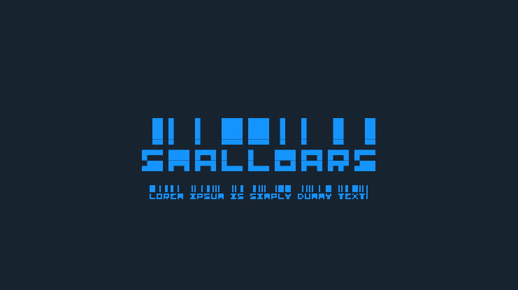 SmallBars Font