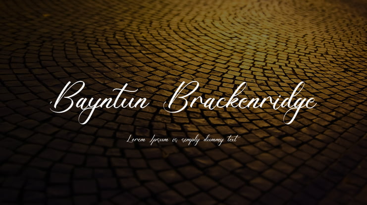 Bayntun Brackenridge Font