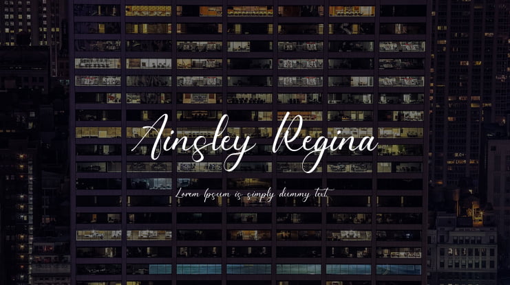 Ainsley Regina Font