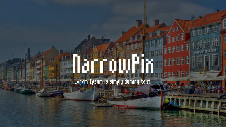 NarrowPix Font