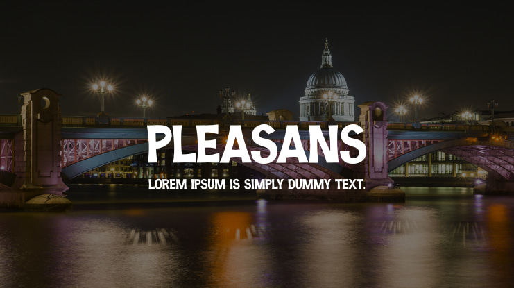 Pleasans Font