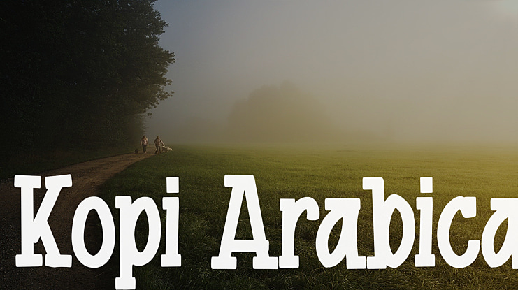 Kopi Arabica Font