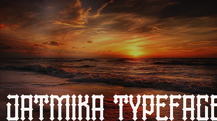 jatmika typeface Font