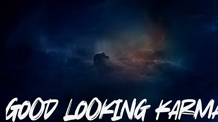 Good Looking Karma Font