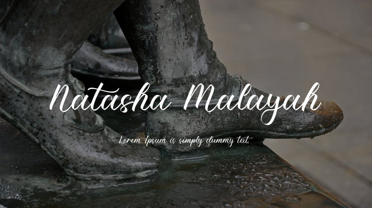 Natasha Malayah Font