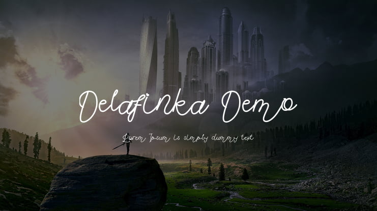 Delafinka Demo Font