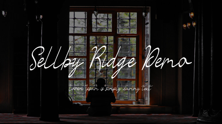 Sellby Ridge Demo Font