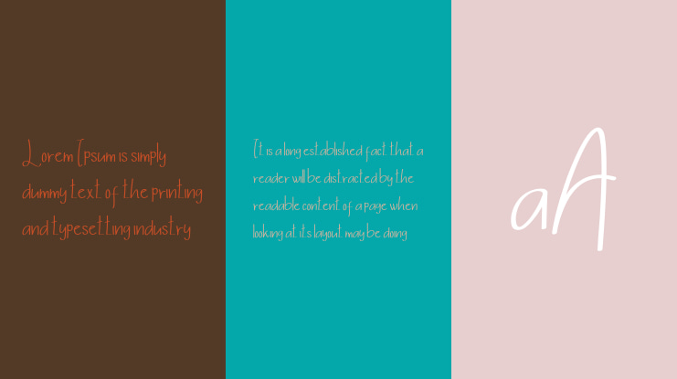 Thalia Hillary Demo Font