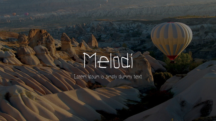 Melodi Font