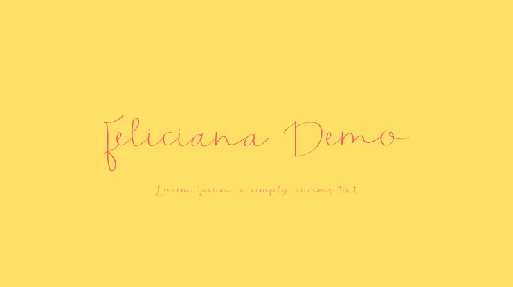Feliciana Demo Font