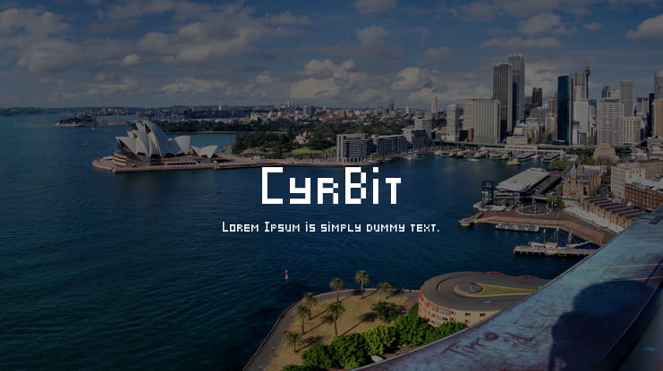 CyrBit Font