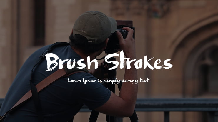 Brush Strokes Font