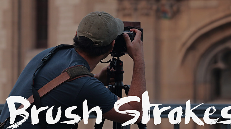 Brush Strokes Font