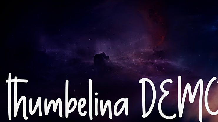 Thumbelina DEMO Font
