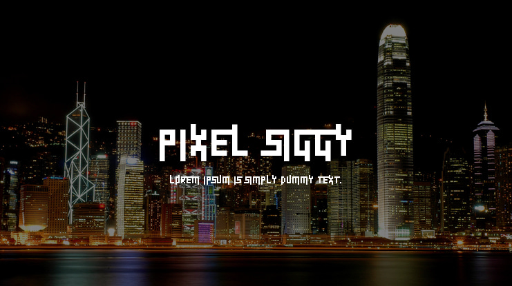 Pixel Siggy Font