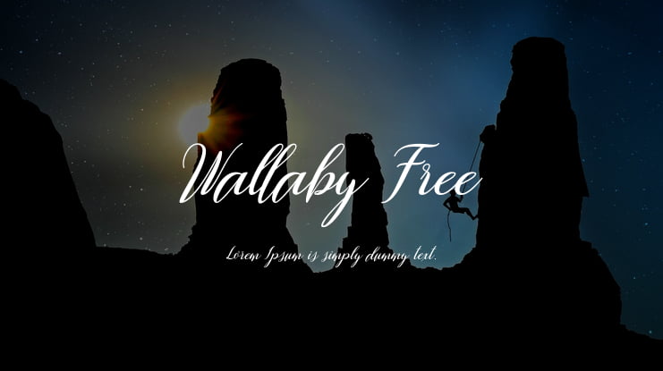 Wallaby Free Font