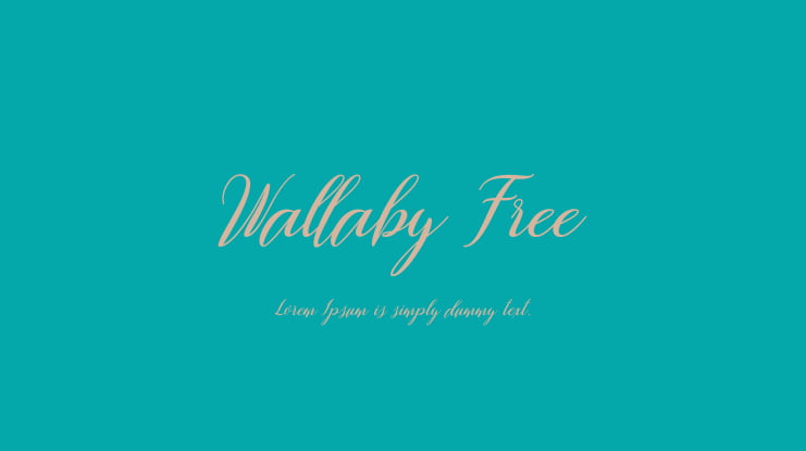 Wallaby Free Font