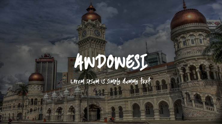 ANDONESI Font