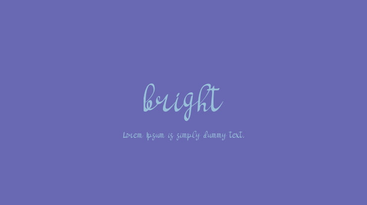 bright Font