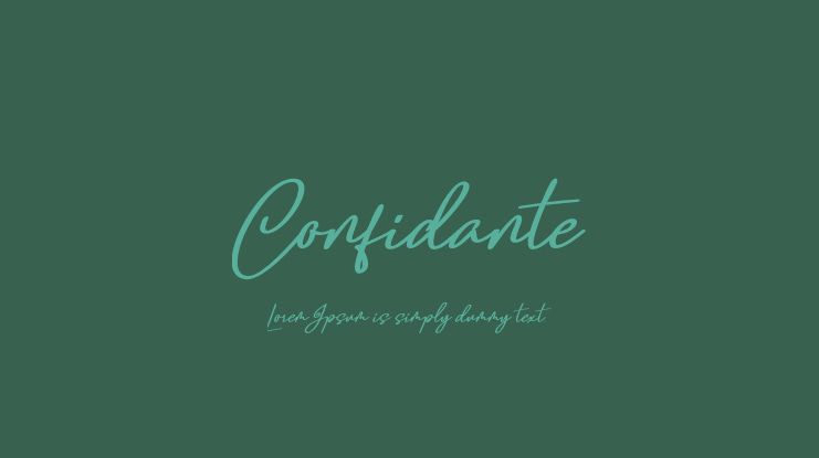 Confidante Font