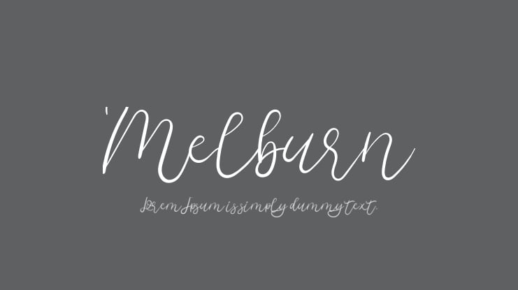 Melburn Font