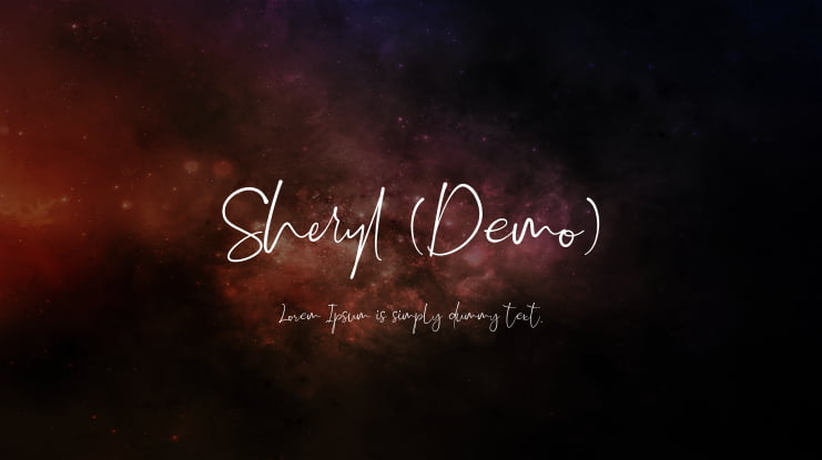 Sheryl (Demo) Font