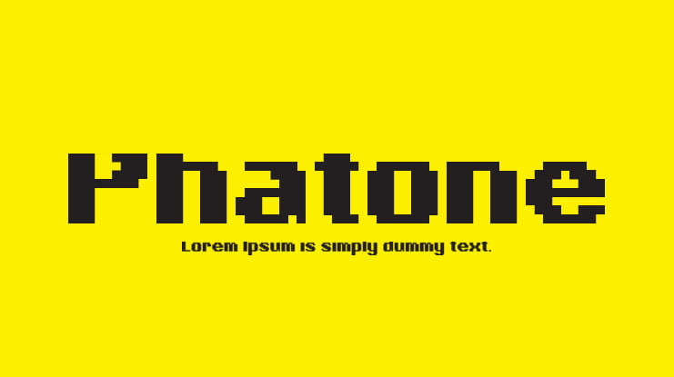 Phatone Font