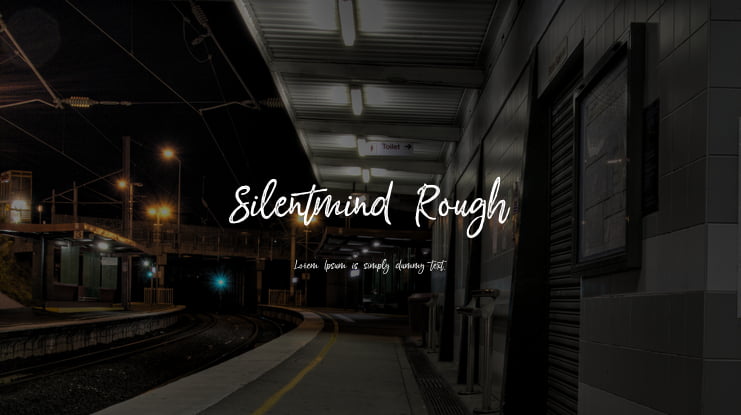 Silentmind Rough Font