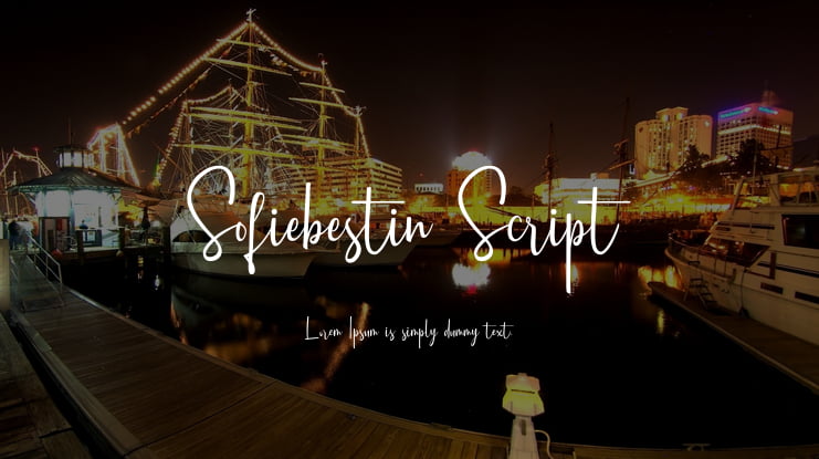 Sofiebestin Script Font