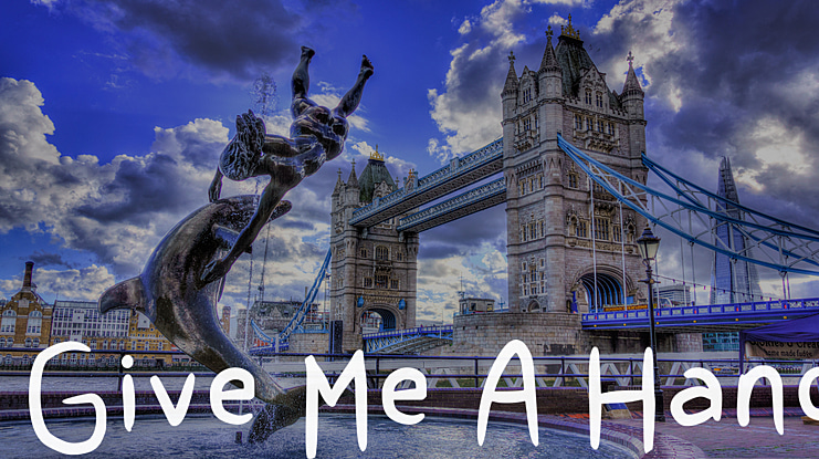 Give Me A Hand Font