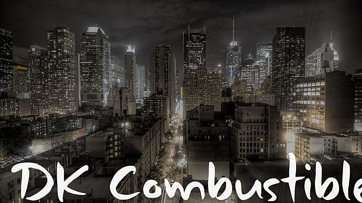 DK Combustible Font
