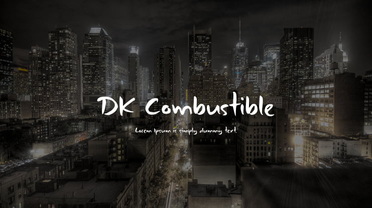 DK Combustible Font