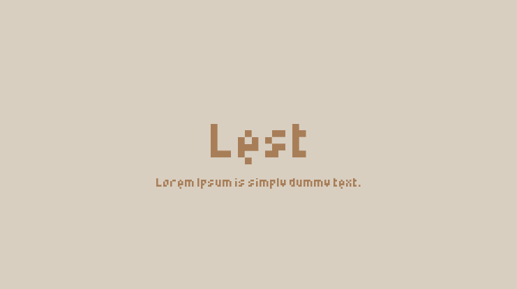 Lest Font