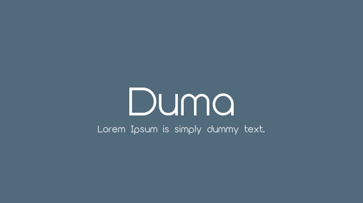 Duma Font