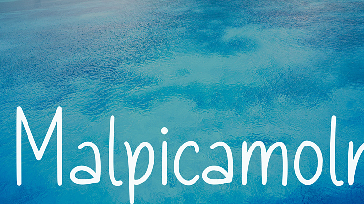 Malpicamoln Font