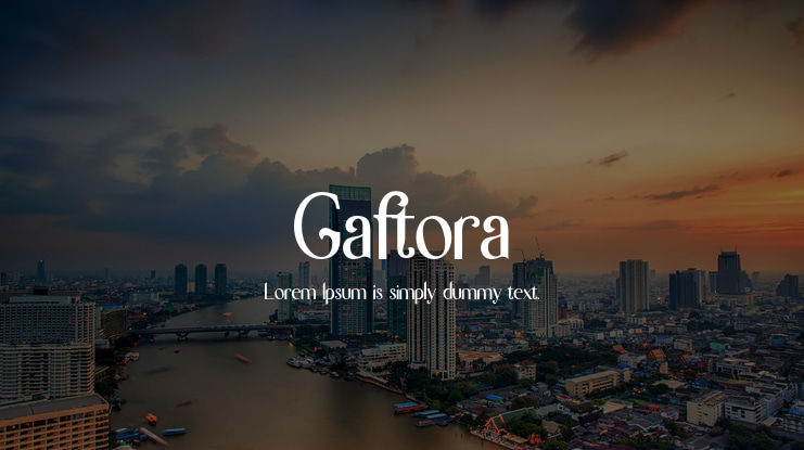 Gaftora Font